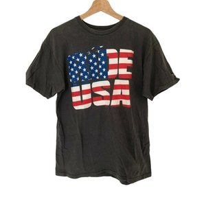 Stars One Goal One Vision Classic Fit Gray Short Sleeve T Shirt Men's Medium Rid